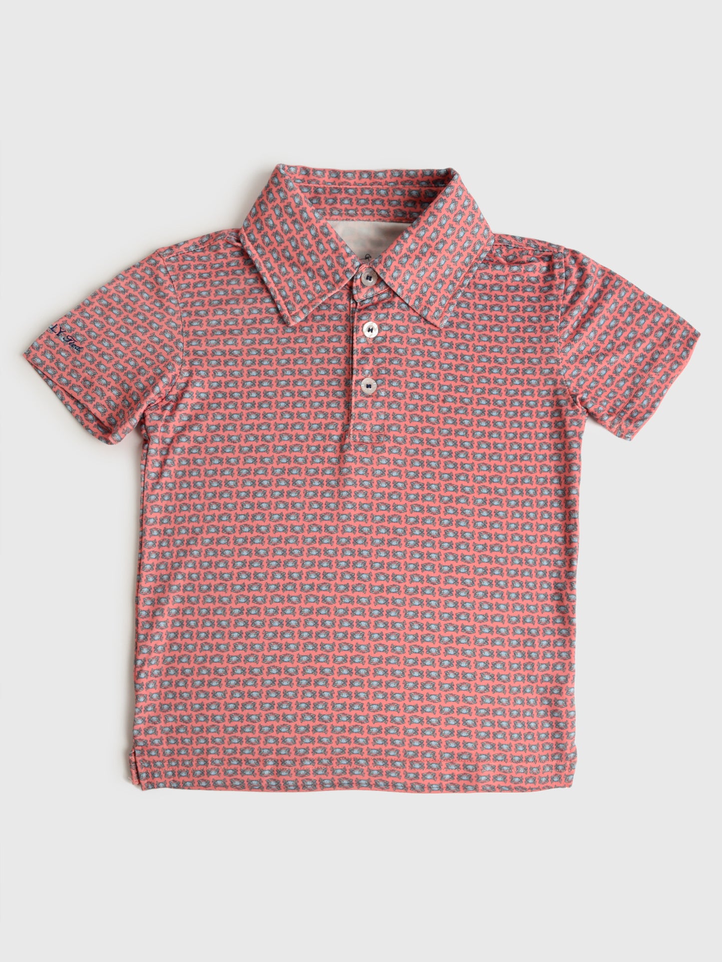 Properly Tied Boys' Inlet Polo - Saint Bernard