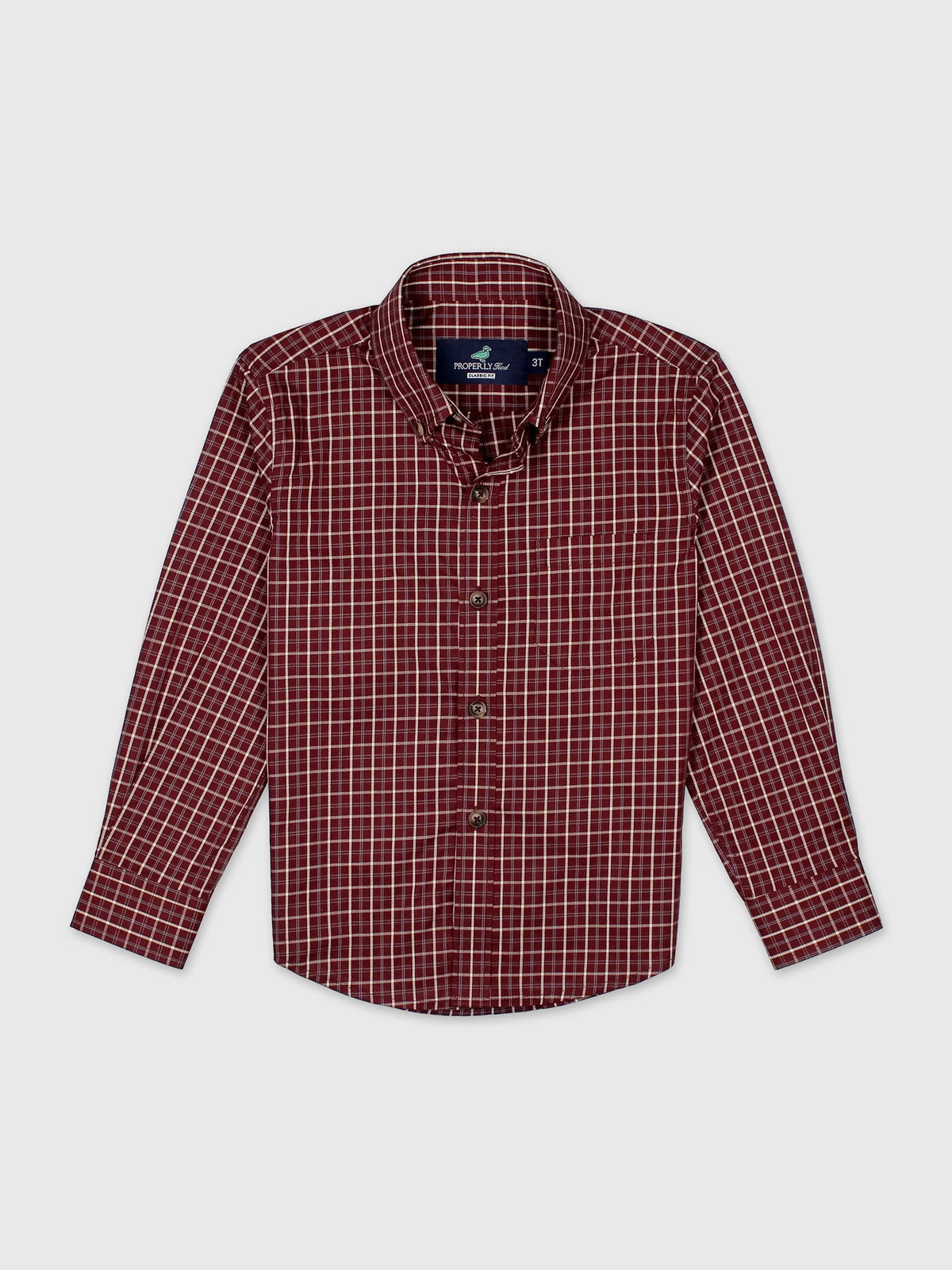 Properly Tied Boys' Woodland Sport Shirt - Saint Bernard