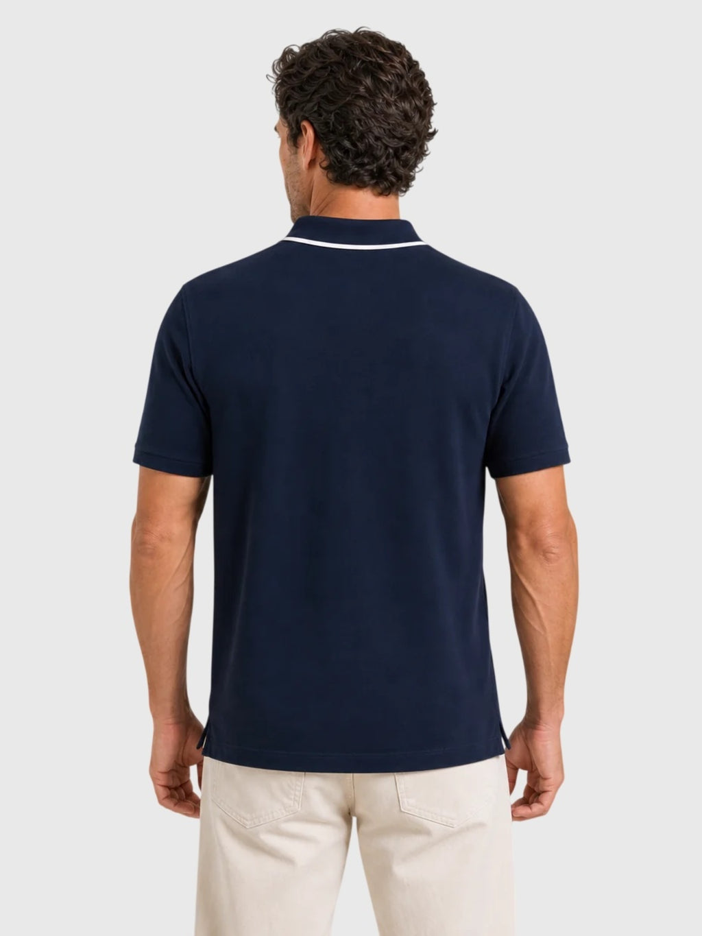 Rye51 Men's The Leon Luxury Linen Polo