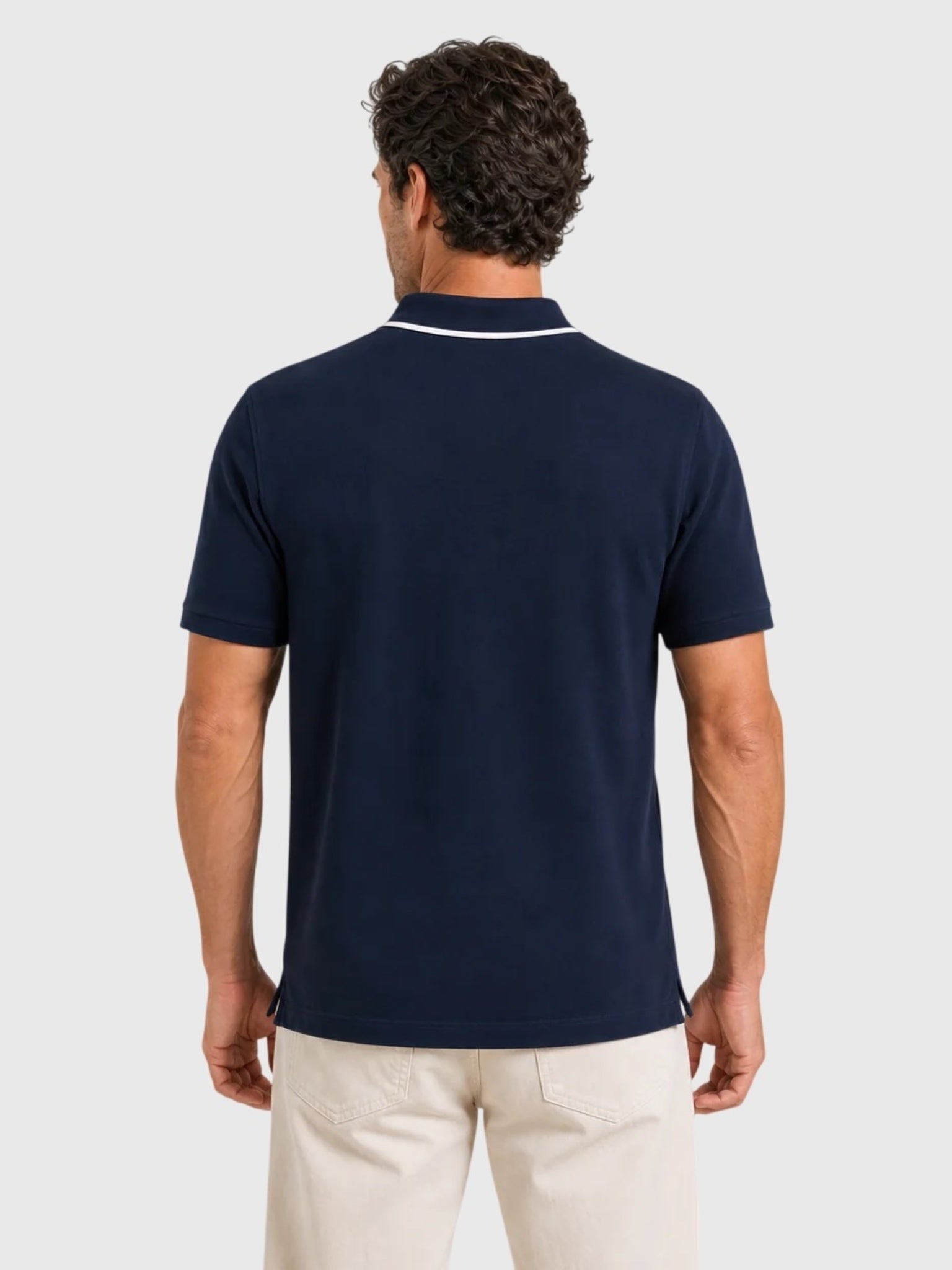 Rye51 Men's The Leon Luxury Linen Polo