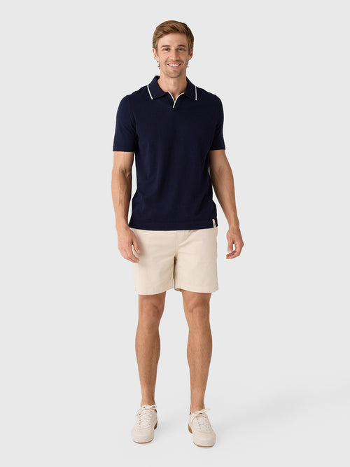 Rye51 Men's The Leon Luxury Linen Polo