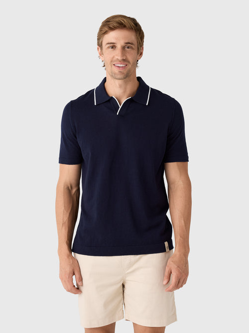 Rye51 Men's The Leon Luxury Linen Polo