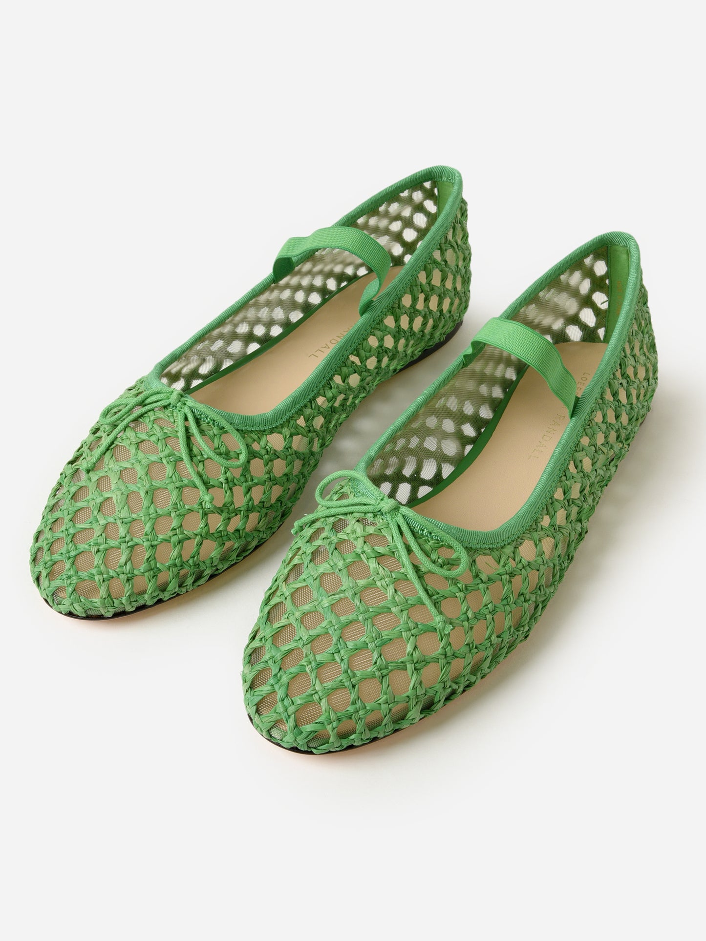 Loeffler Randall Women's Leonie Crochet Ballet Flat - Saint Bernard