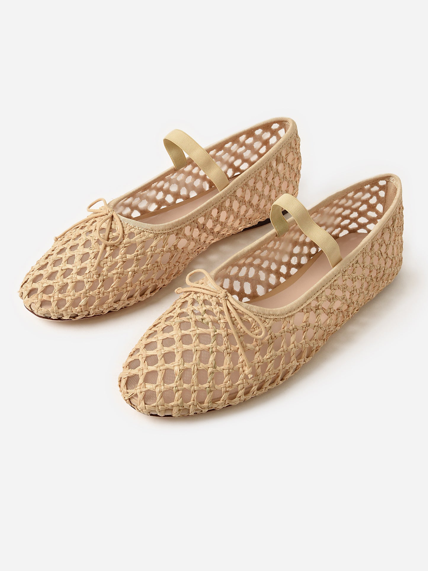 Loeffler Randall Women's Leonie Crochet Ballet Flat - Saint Bernard