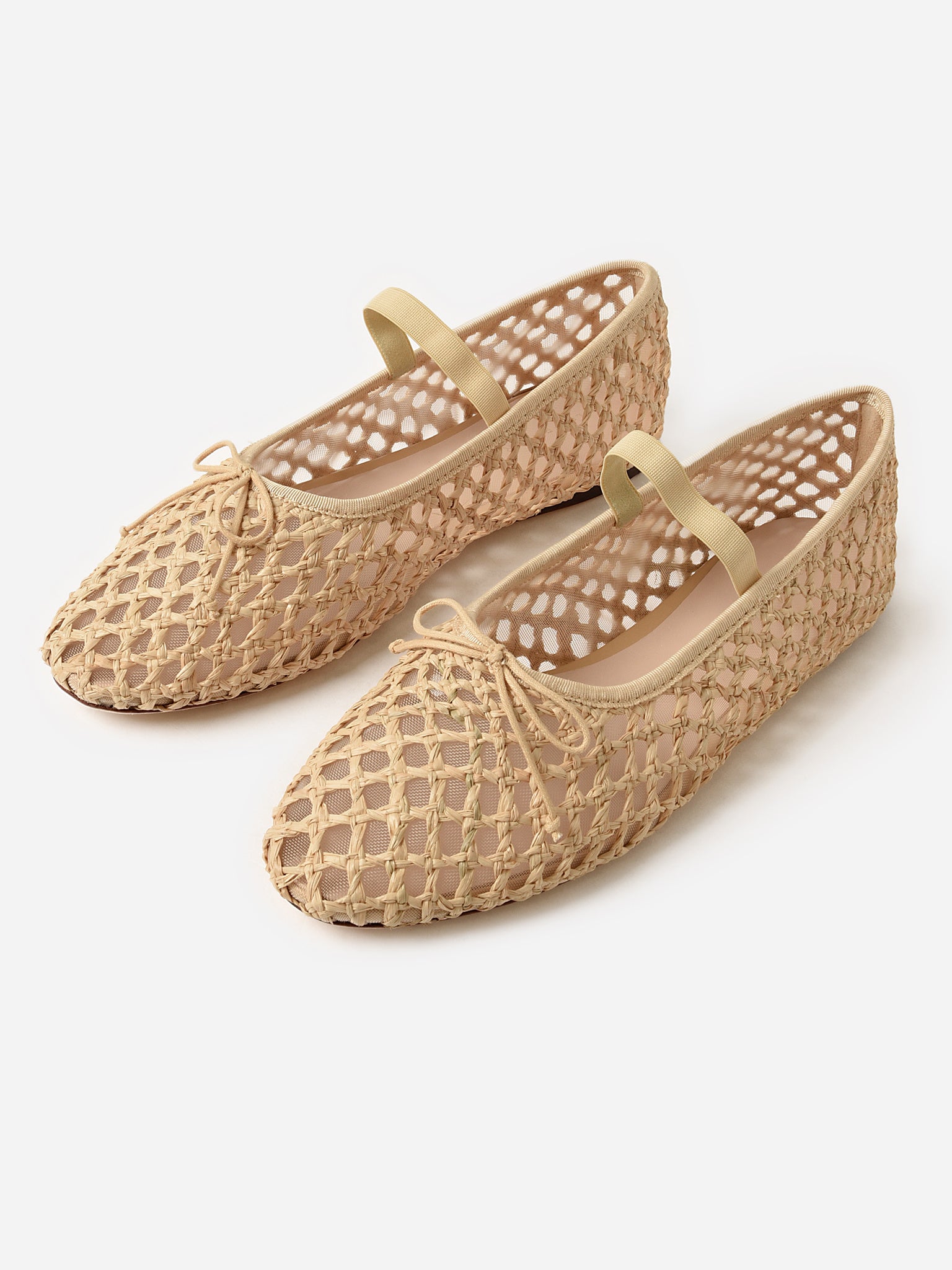 Loeffler Randall Women's Leonie Crochet Ballet Flat - Saint Bernard