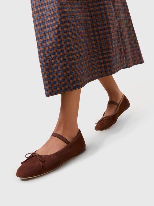 Loeffler Randall Women's Leonie Suede Ballet Flat