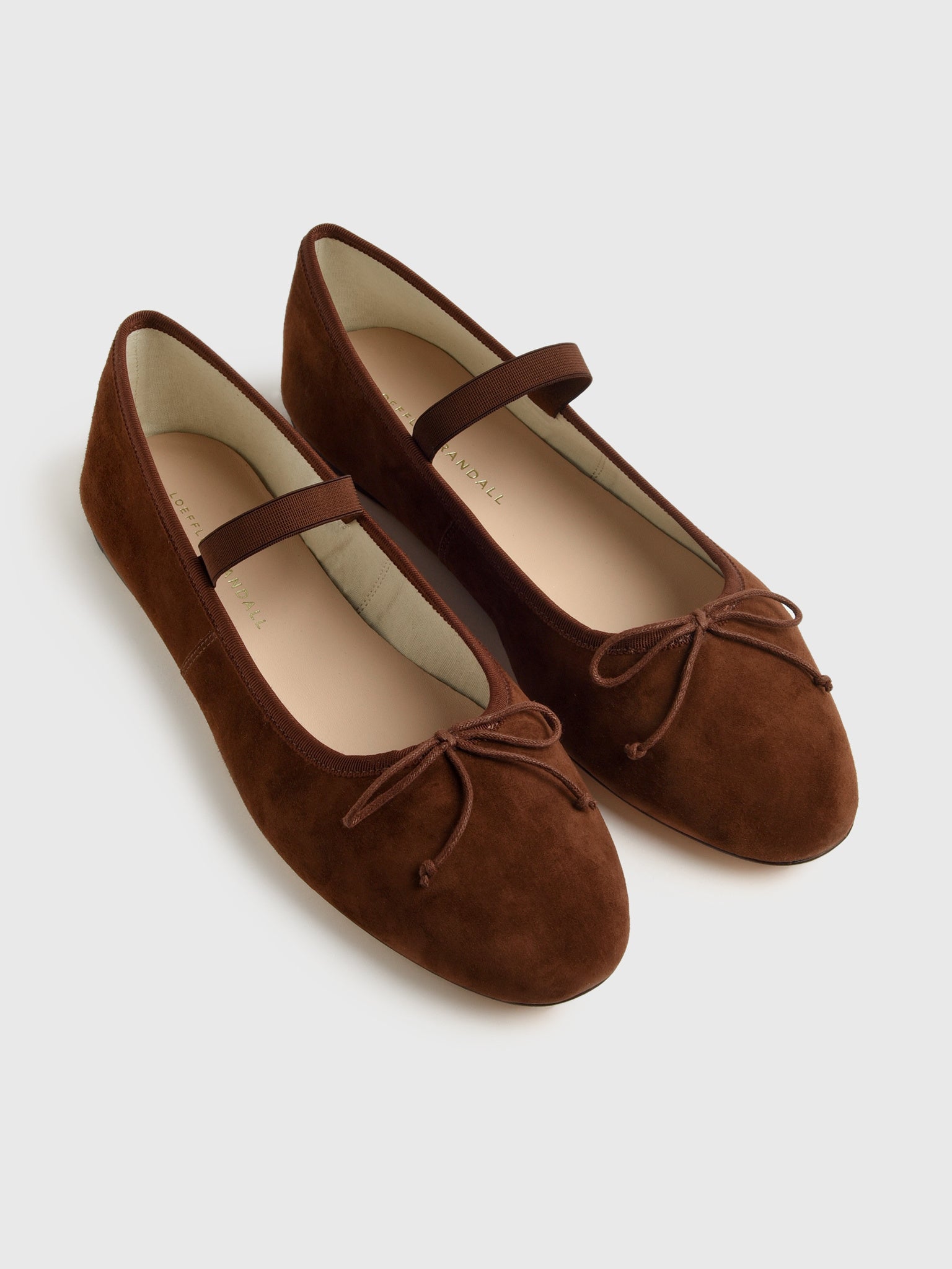 Loeffler Randall Women's Leonie Suede Ballet Flat - Saint Bernard