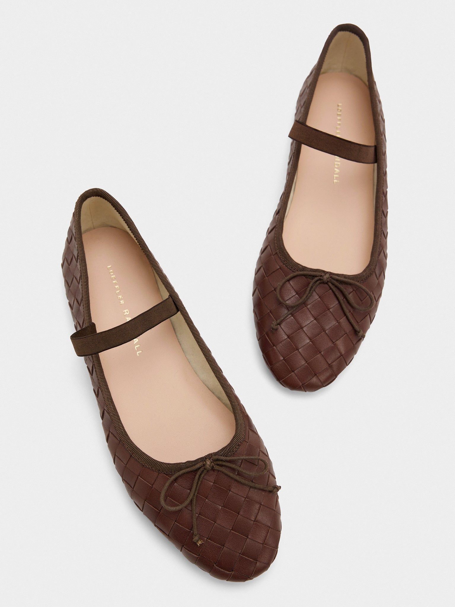 Loeffler Randall Women's Leonie Woven Ballet Flat - Saint Bernard