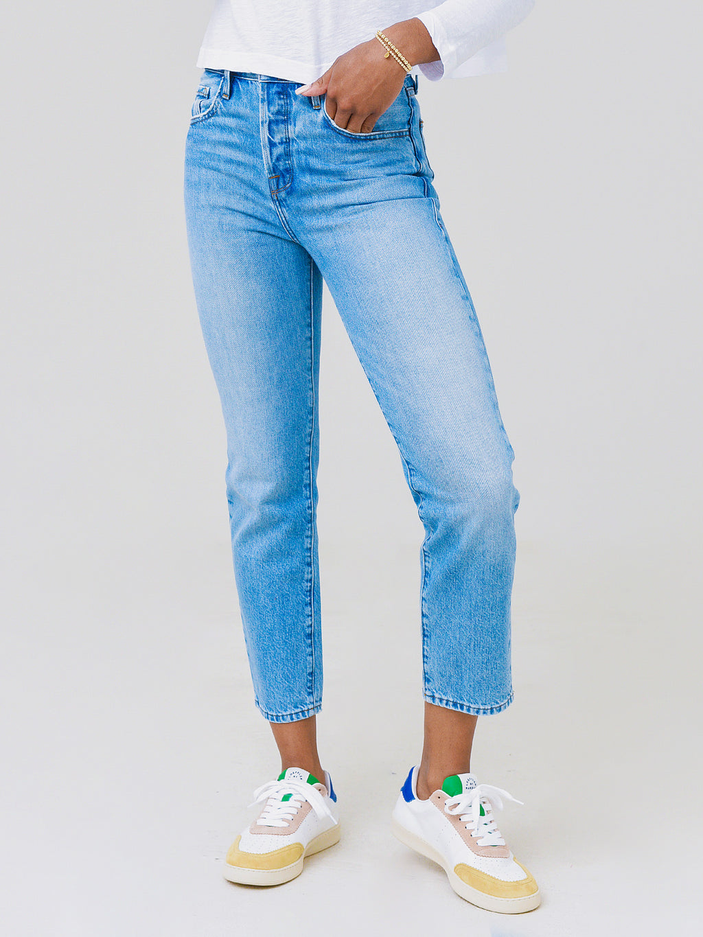 Frame Women's Le High Straight Jean - Saint Bernard