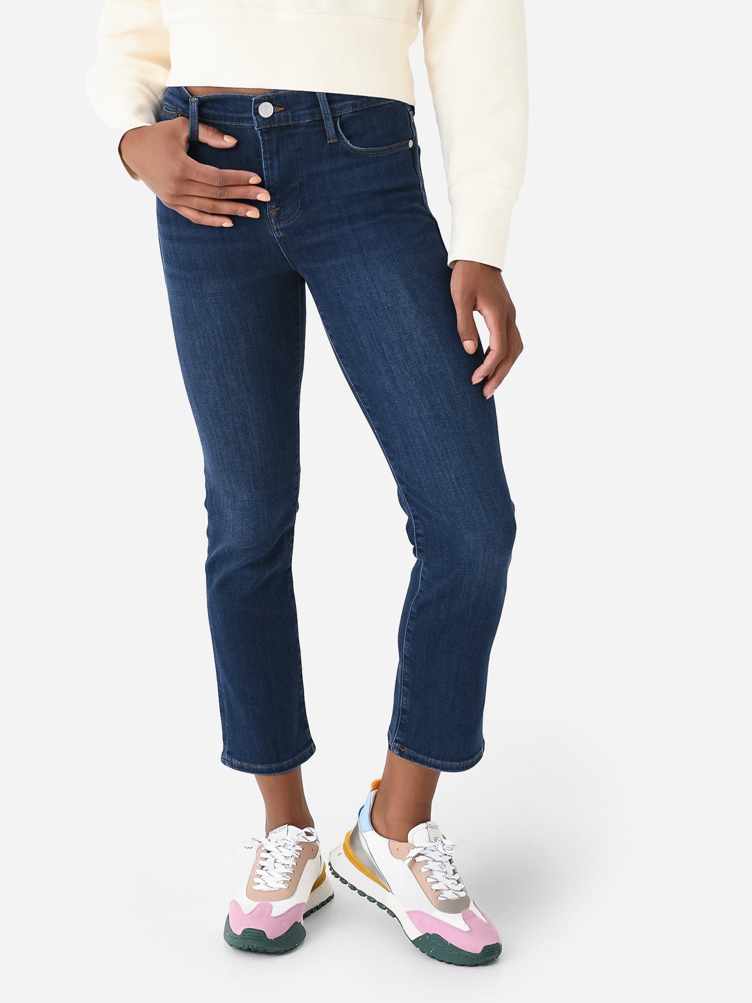 Frame Women's Le High Straight Jean - Saint Bernard