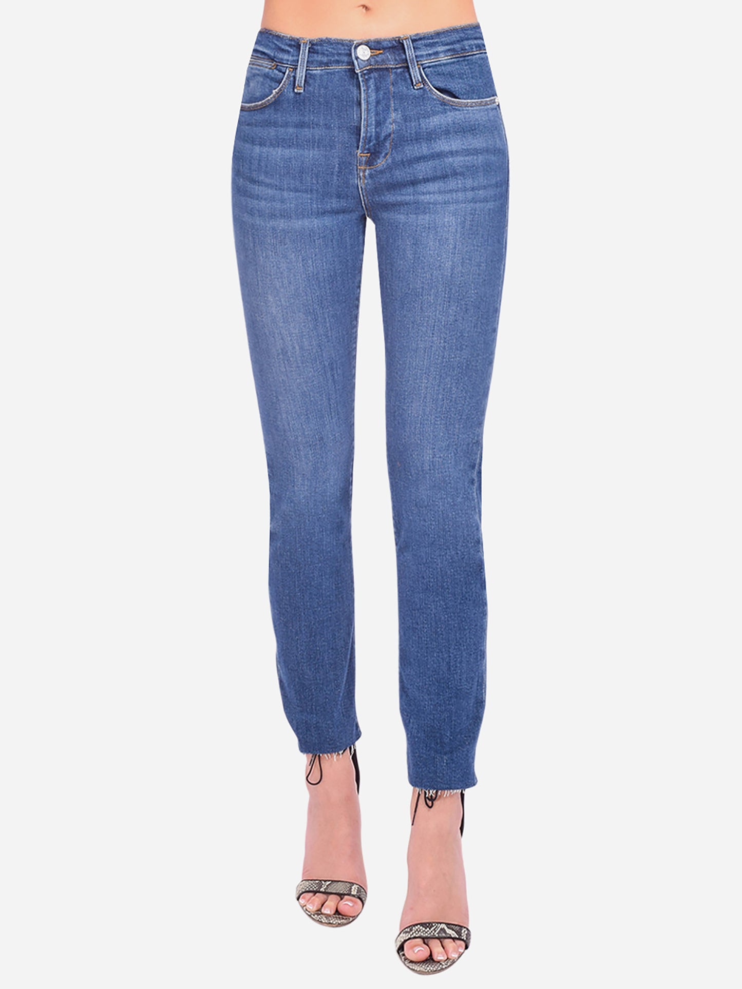 Frame Women's Le High Straight Raw After Jean