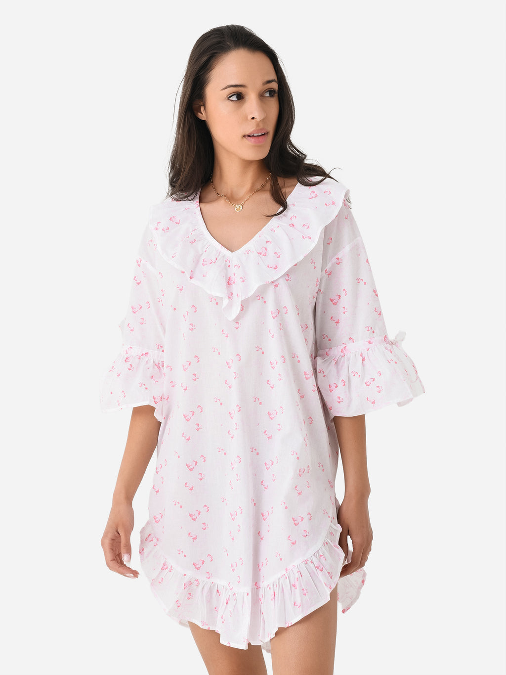 Lenora Women's Lily Nightshirt - Saint Bernard