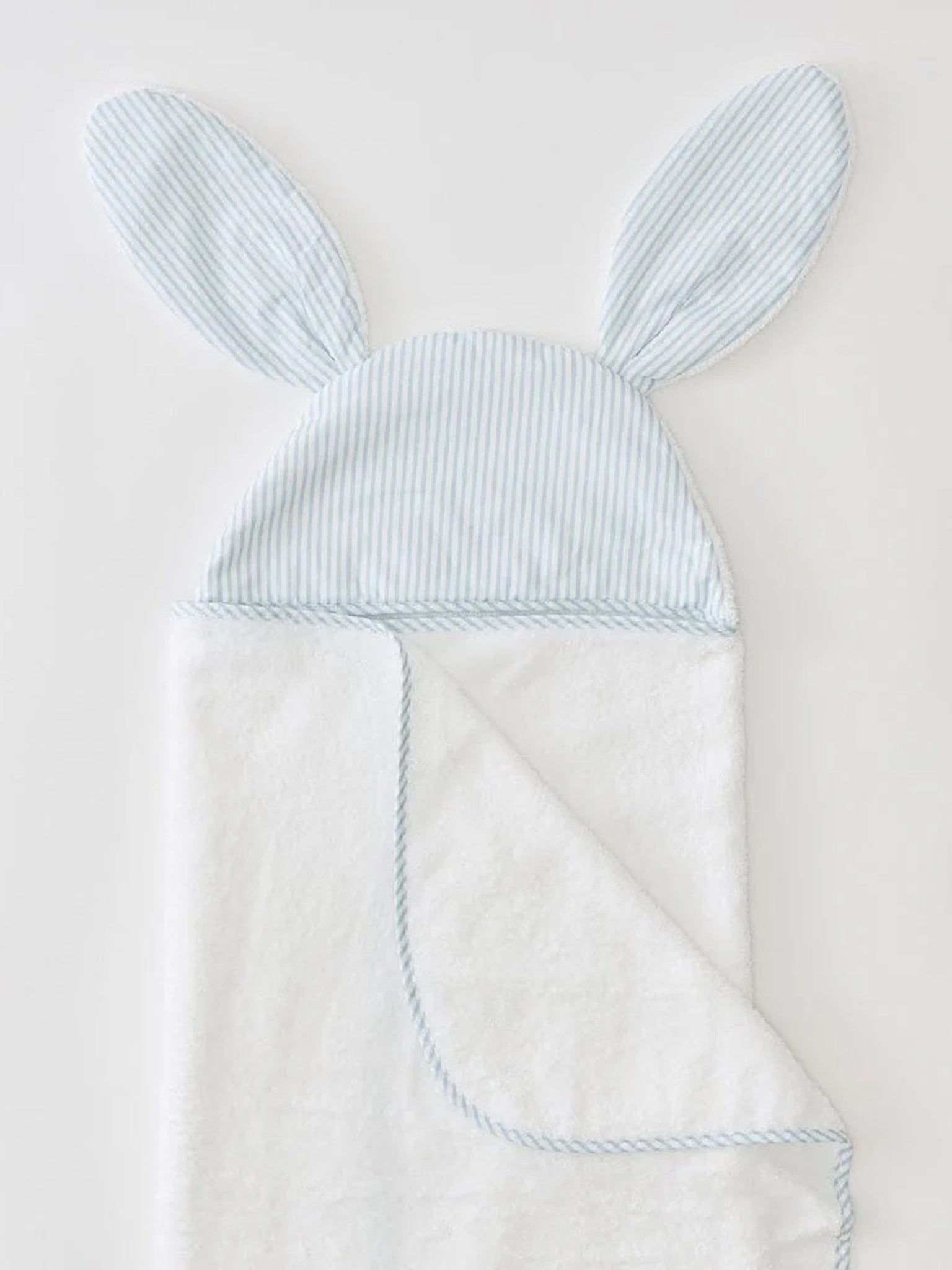 Weezie Kids' Percale Bunny Hooded Towel - Saint Bernard