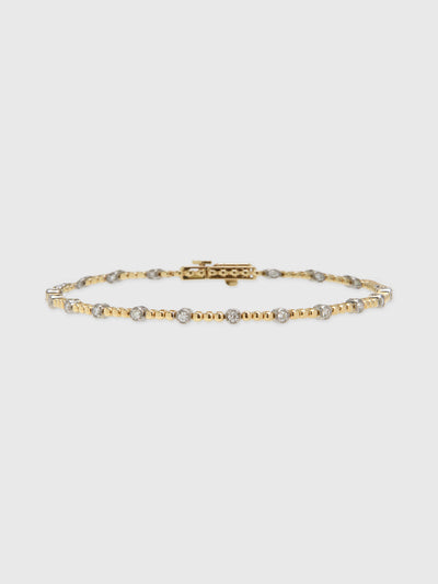 Francie B. Diamond Link Bracelet - Saint Bernard