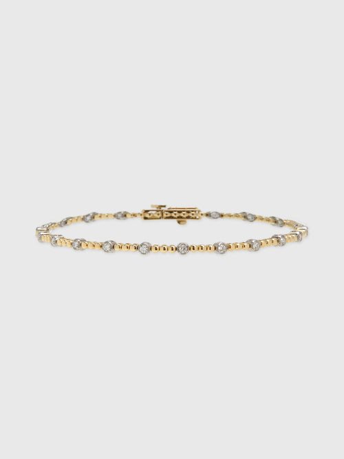 Francie B. Diamond Link Bracelet - Saint Bernard