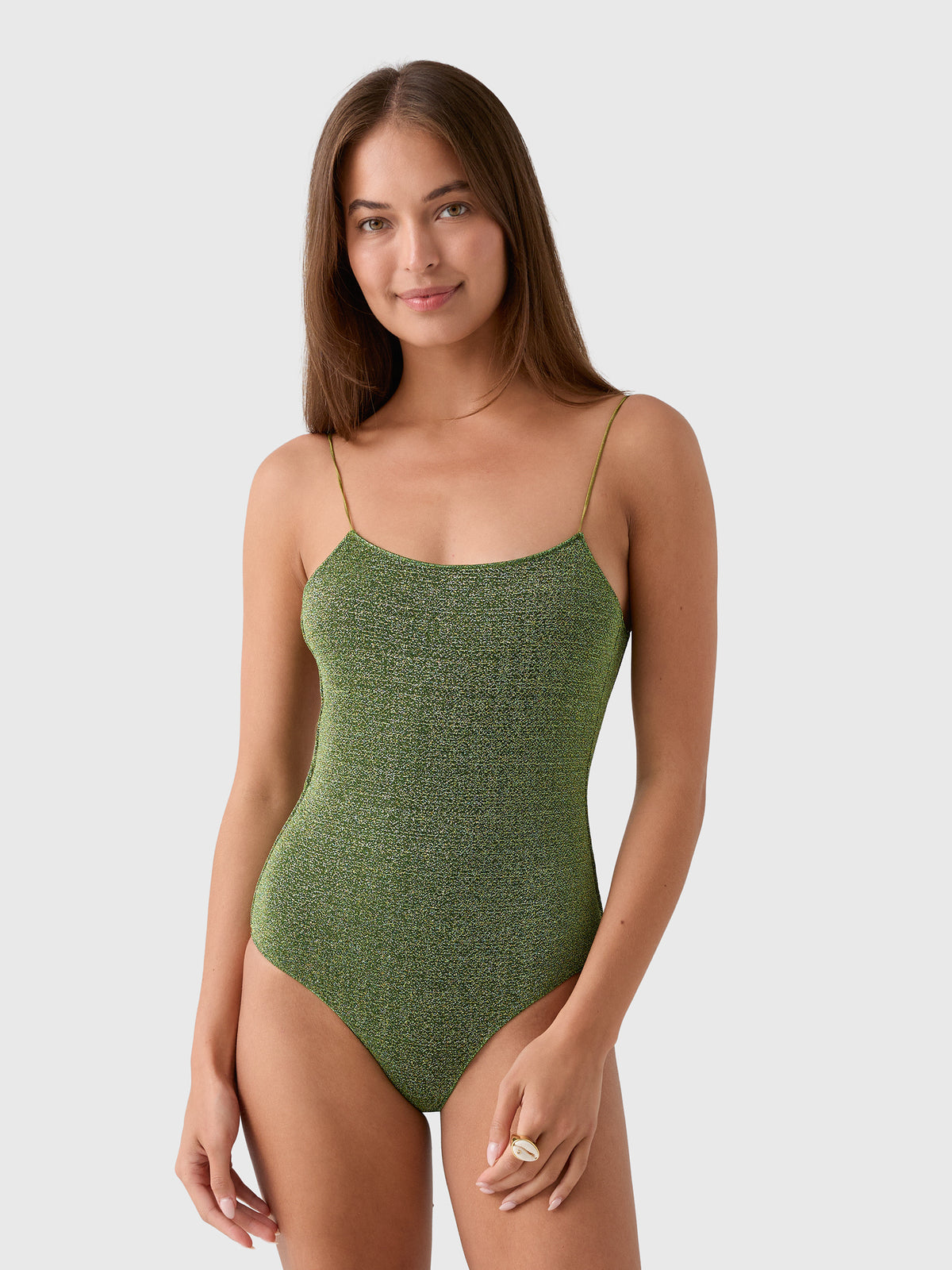 Oseree Women's Lumiére Maillot One-Piece Swimsuit - Saint Bernard