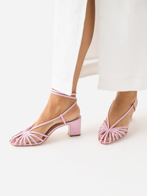 Loeffler Randall Women's Livvy Moiré Heel Sandal