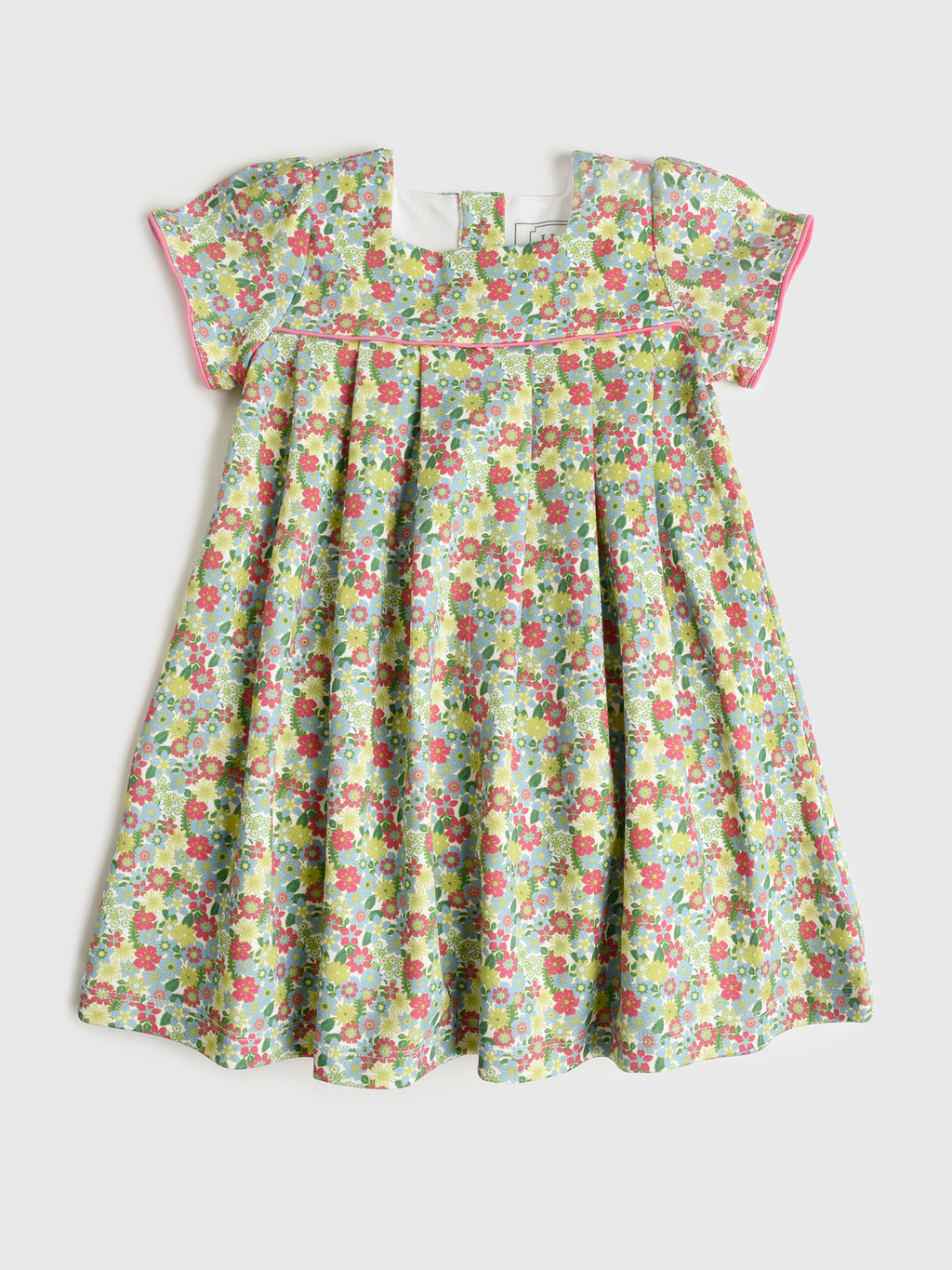 Lila And Hayes Girls' Lizzy Dress - Saint Bernard