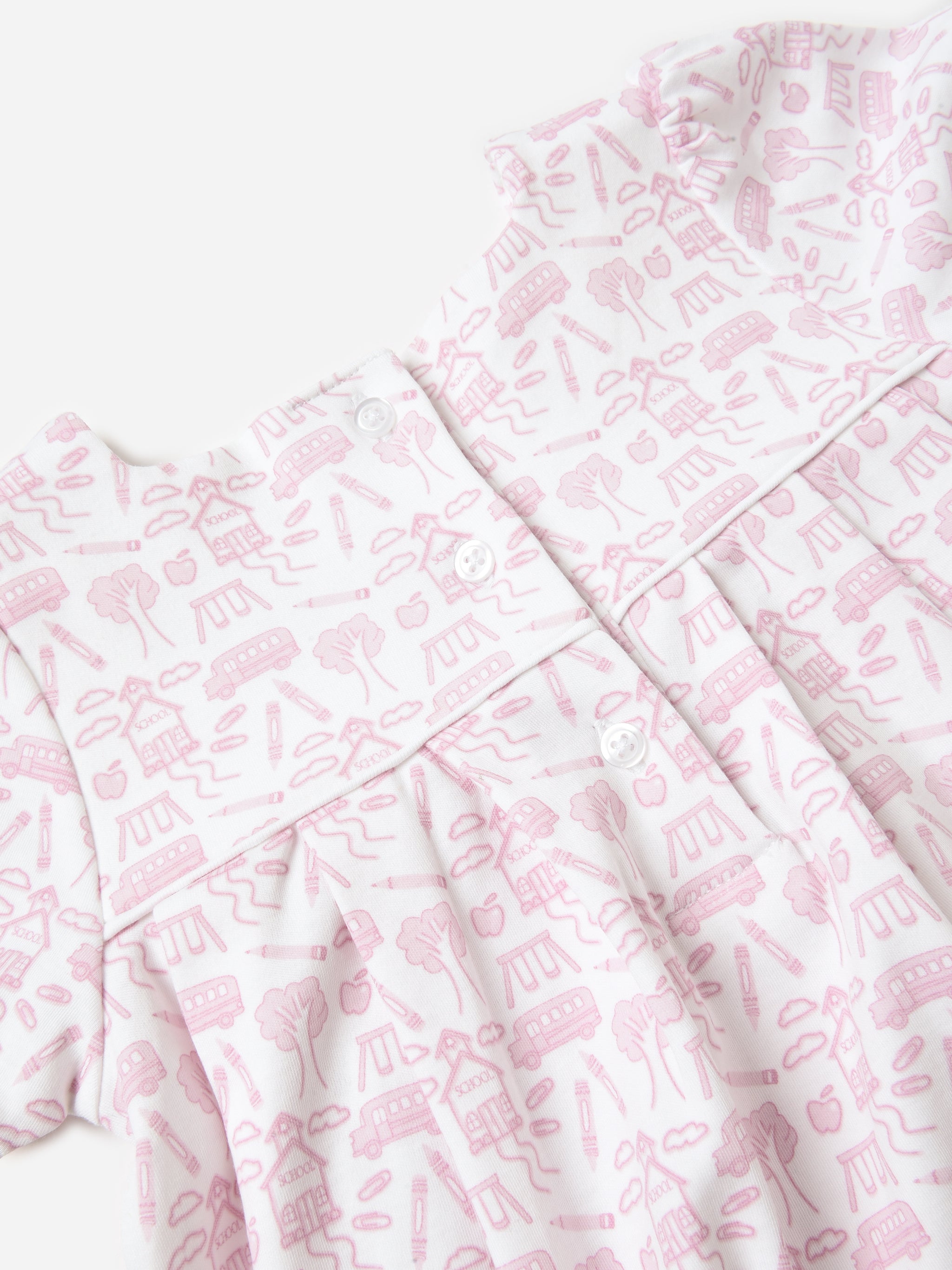 Lila & Hayes Girls Libby Dress - Pink Easter Time