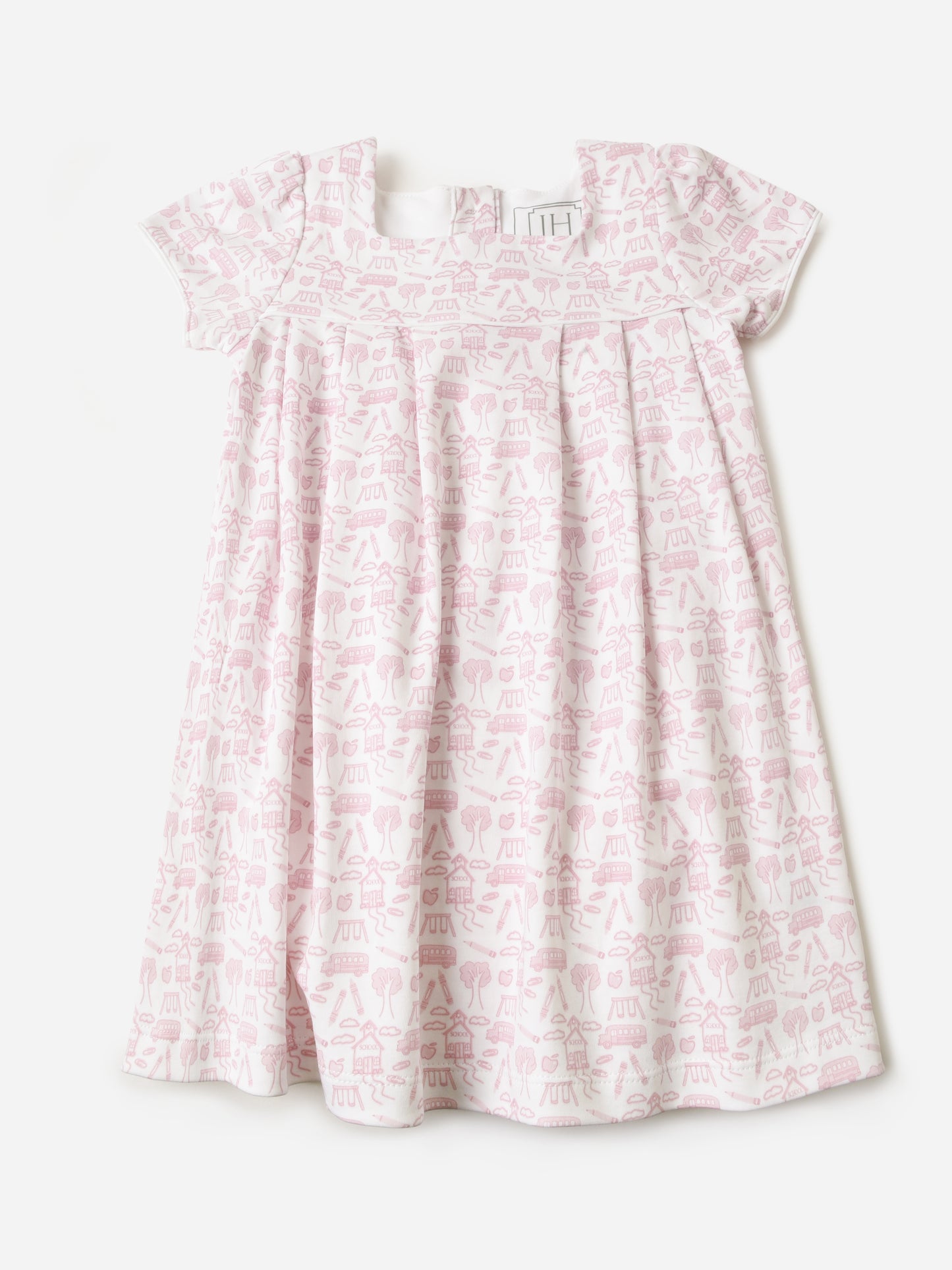 Lila And Hayes Girls' Lizzy Dress - Saint Bernard