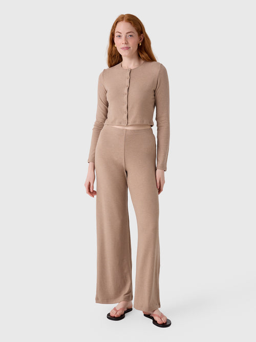 Leset Women's Lauren Crop II Cardigan - Saint Bernard