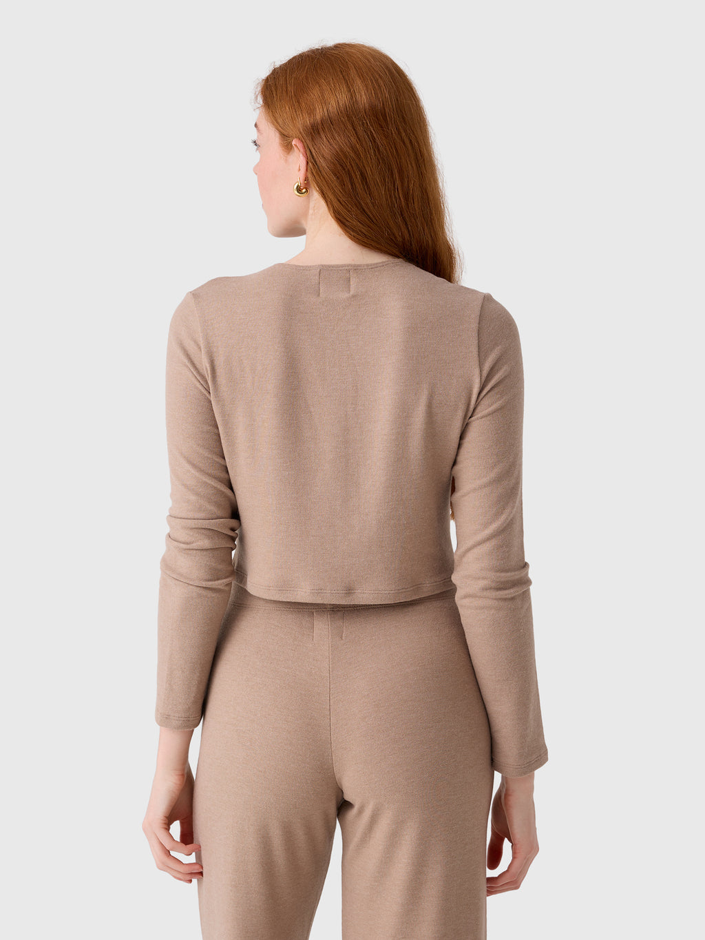 Leset Women's Lauren Crop II Cardigan - Saint Bernard