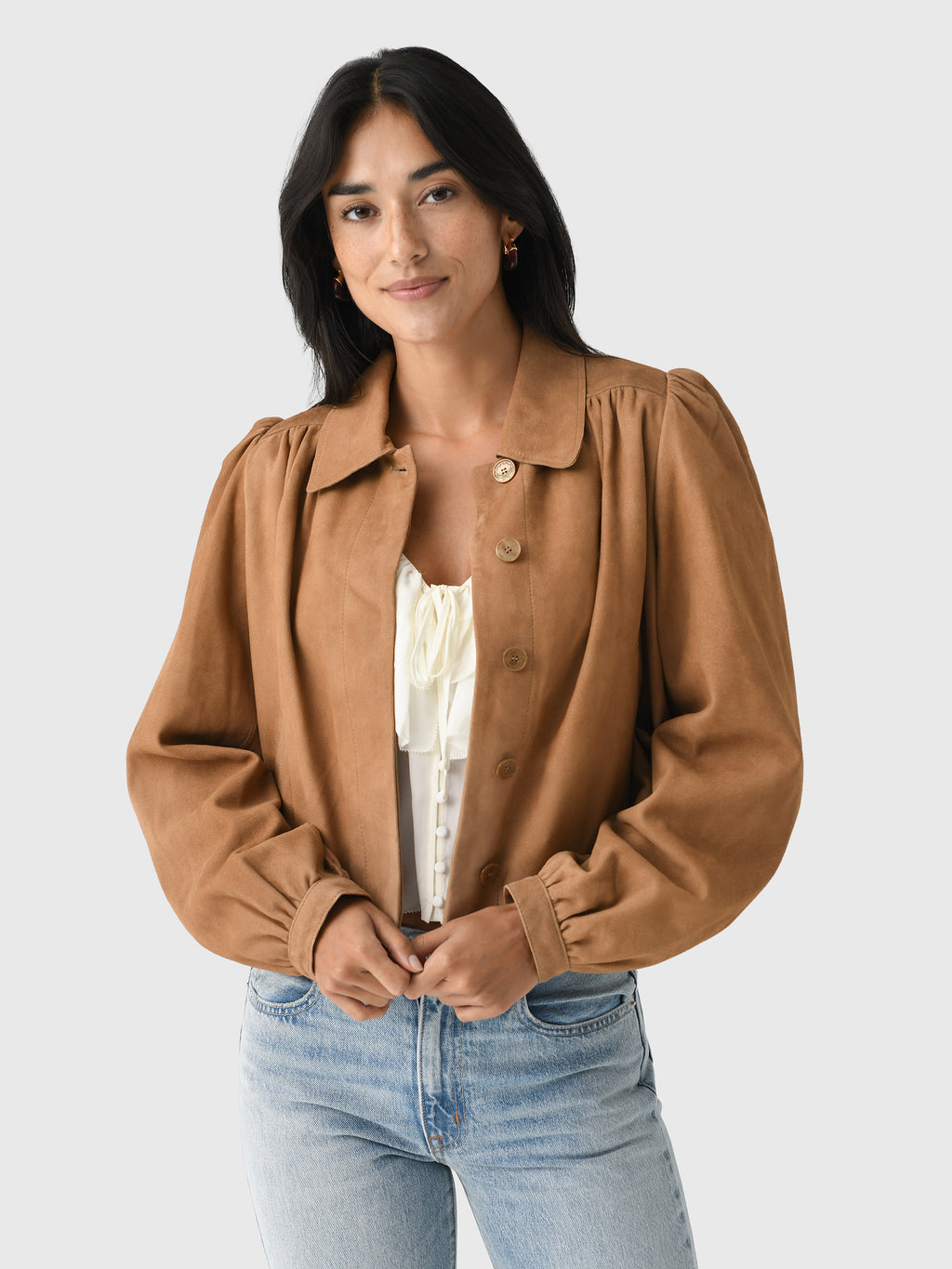 LoveShackFancy Women's Eris Jacket - Saint Bernard