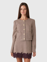 LoveShackFancy Women's Carlatta Jacket - Saint Bernard