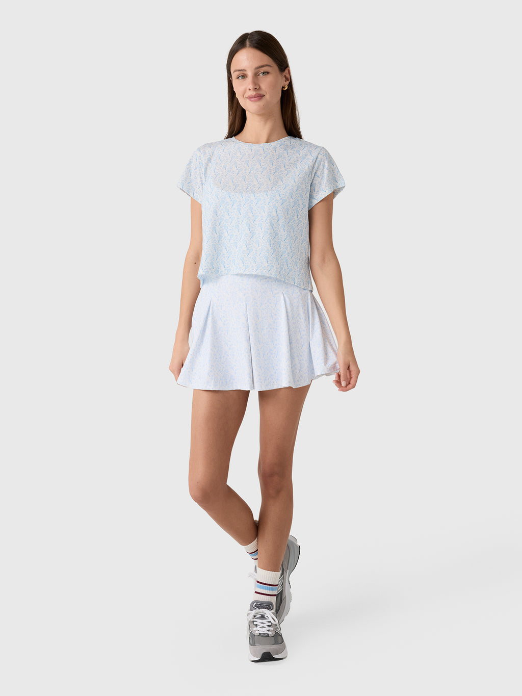 LoveShackFancy Women's Rubin Cropped Tee - Saint Bernard
