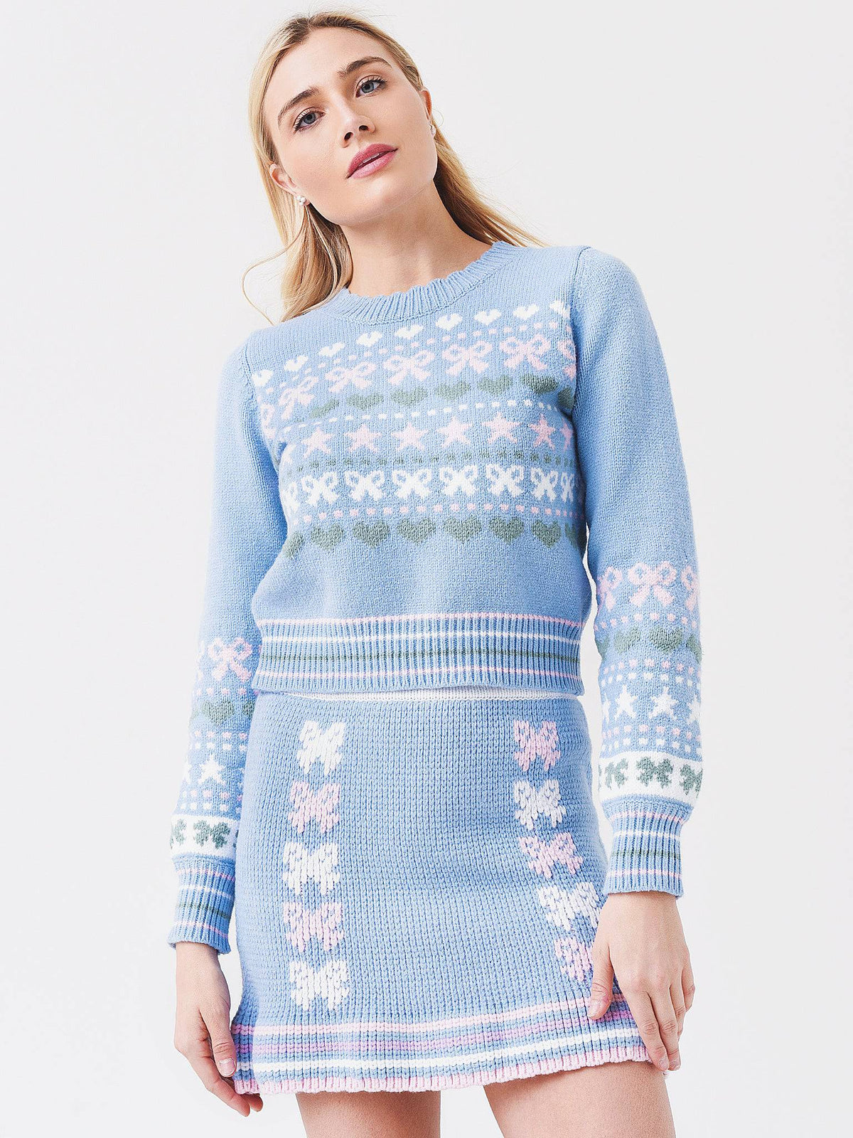 LoveShackFancy Women's Zaheer Pullover - Saint Bernard