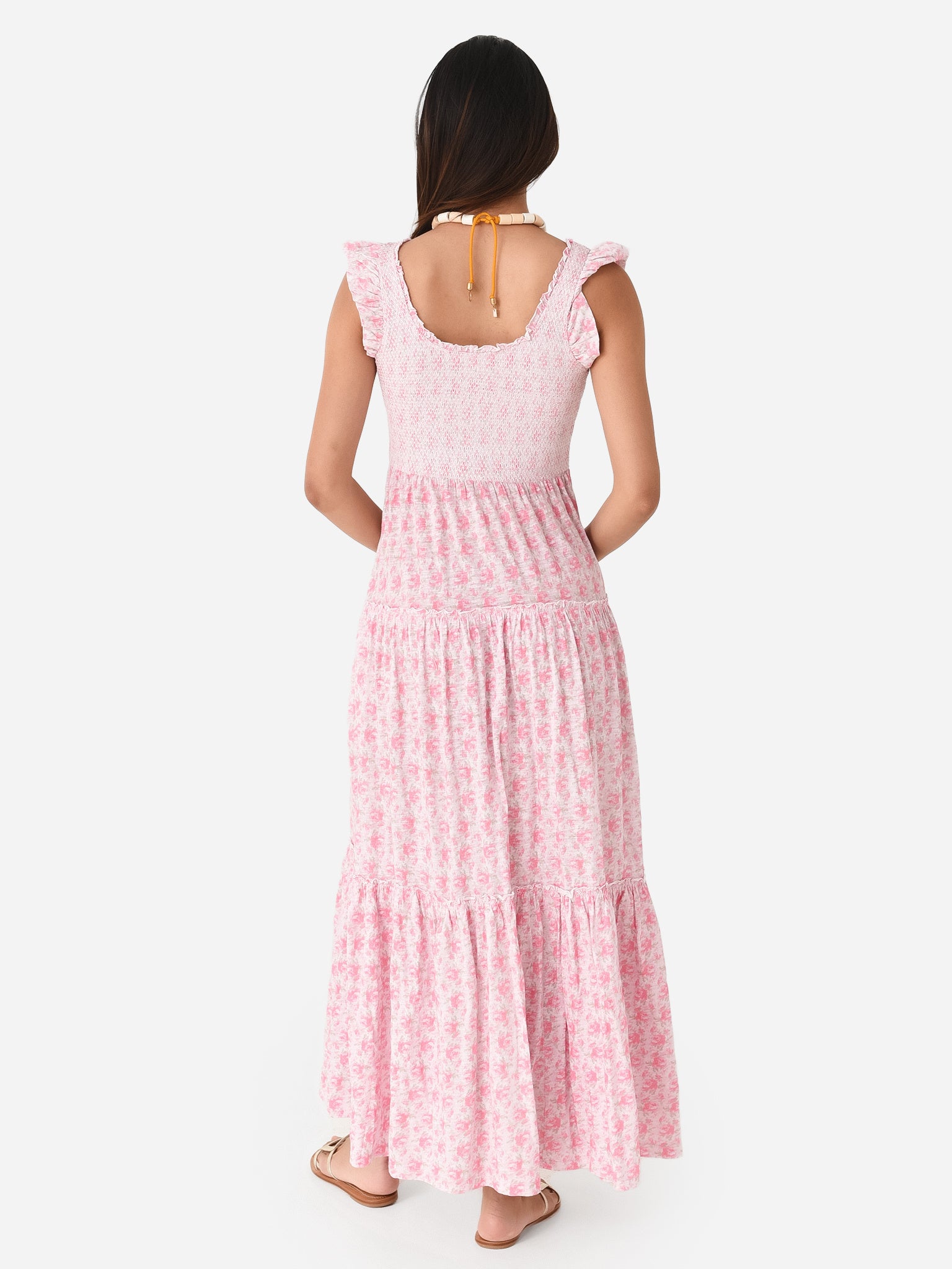 chessie fragrance print cotton maxi dress floral cotton maxi dress Chessie Fragrance Print Cotton Maxi Dress-Women's Designer Luxury Dresses