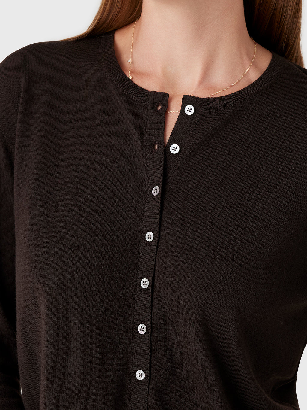 Leset Women's James Crew Cardigan - Saint Bernard