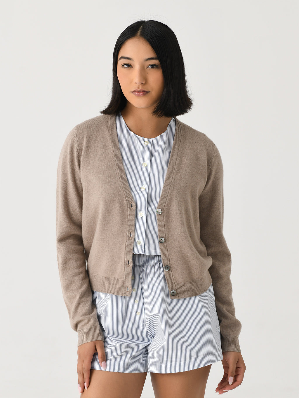 Leset Women's Zoe V-Neck Cardigan - Saint Bernard