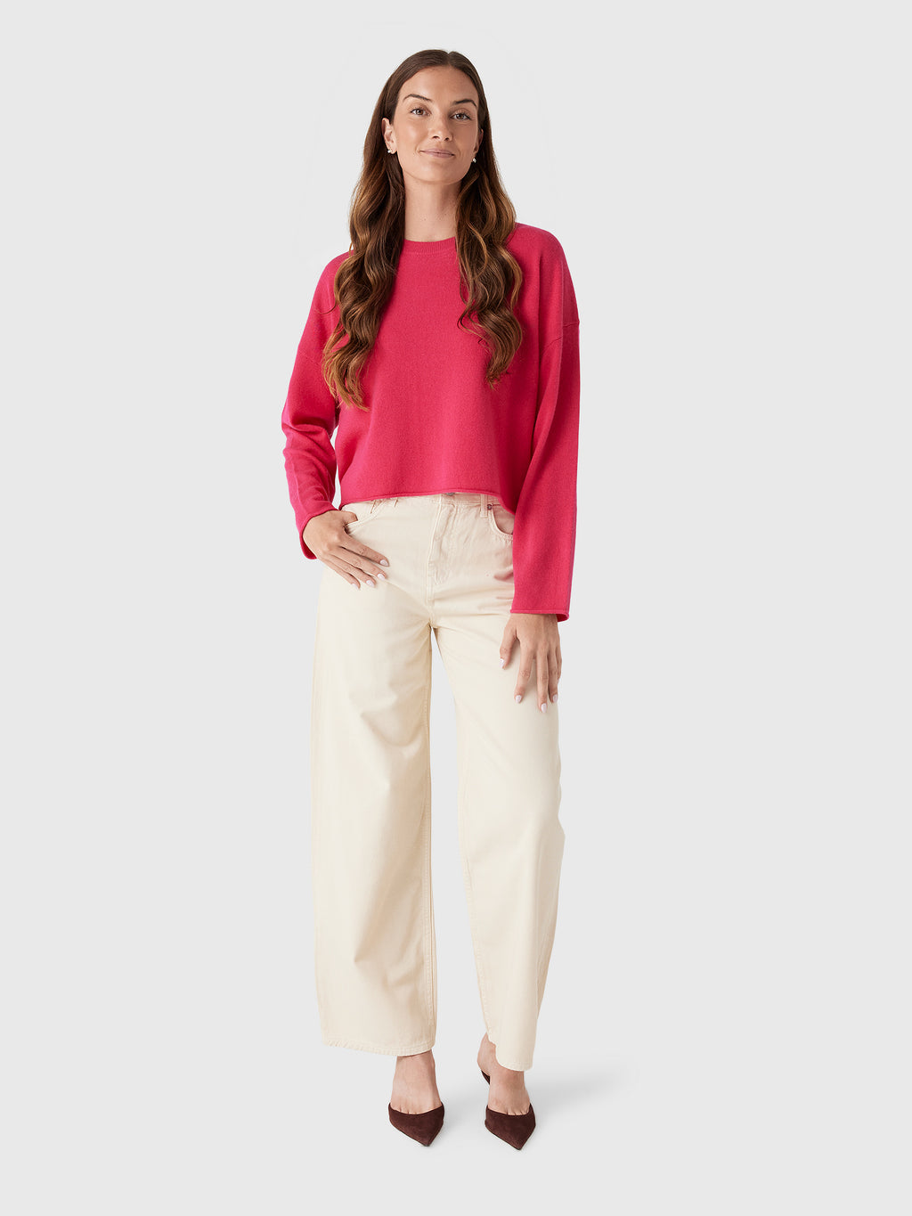 Leset Women's Zoe Crew Sweater - Saint Bernard