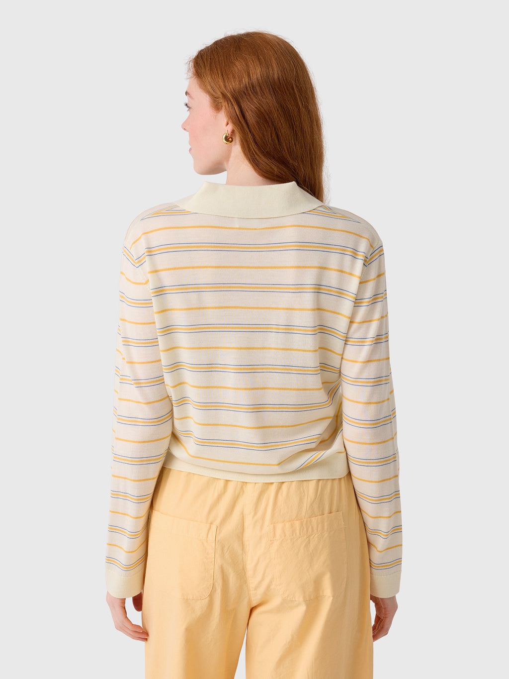 Leset Women's James Stripe Polo - Saint Bernard