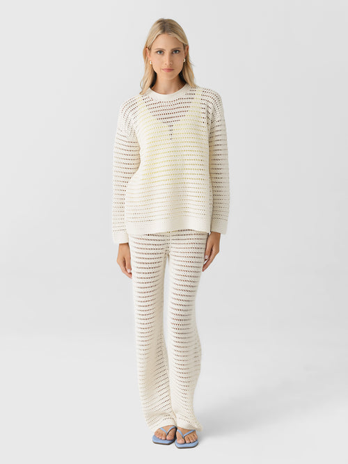 Leset Women's Lucy Oversized Crew