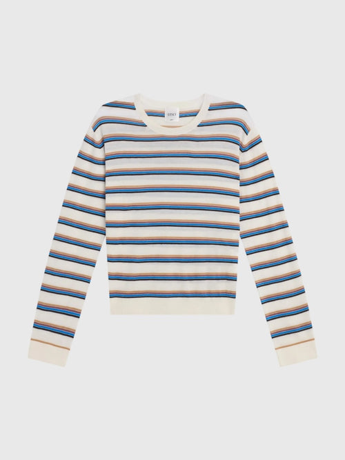 Leset Women's James Stripe Classic Crew