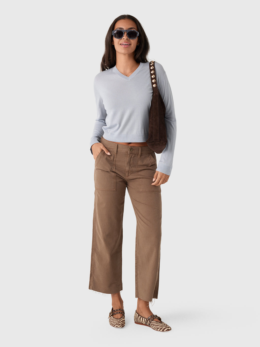 Leset Women's James Classic V-Neck - Saint Bernard