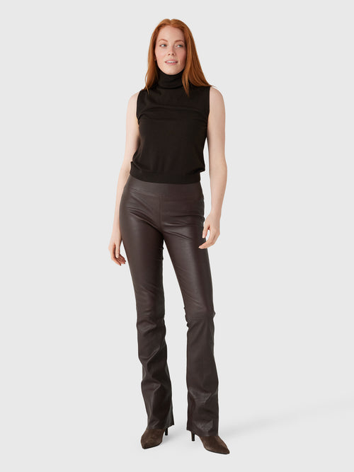 Leset Women's James Sleeveless Turtleneck