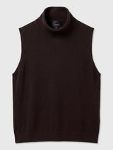 Leset Women's James Sleeveless Turtleneck - Saint Bernard