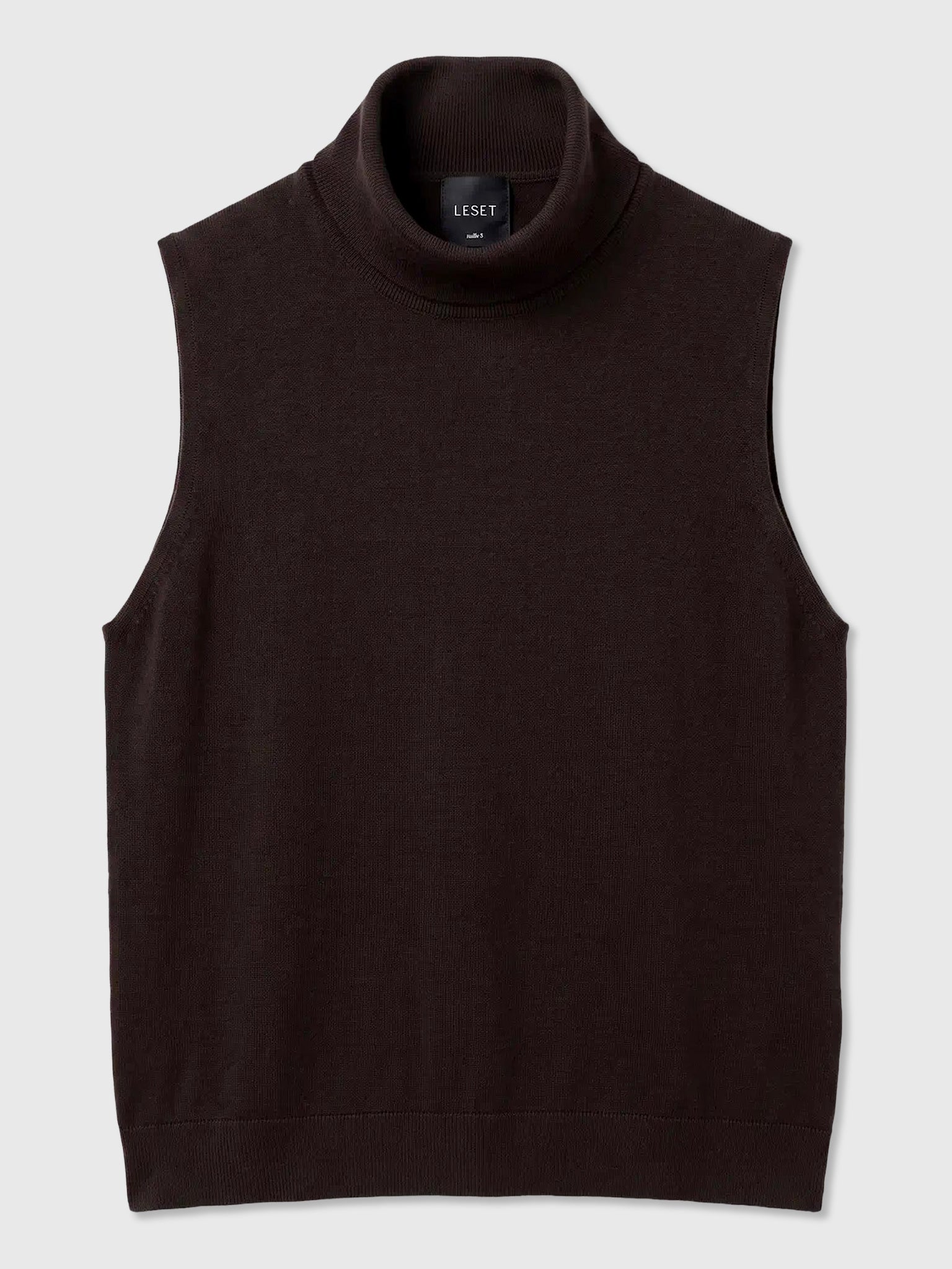 Leset Women's James Sleeveless Turtleneck