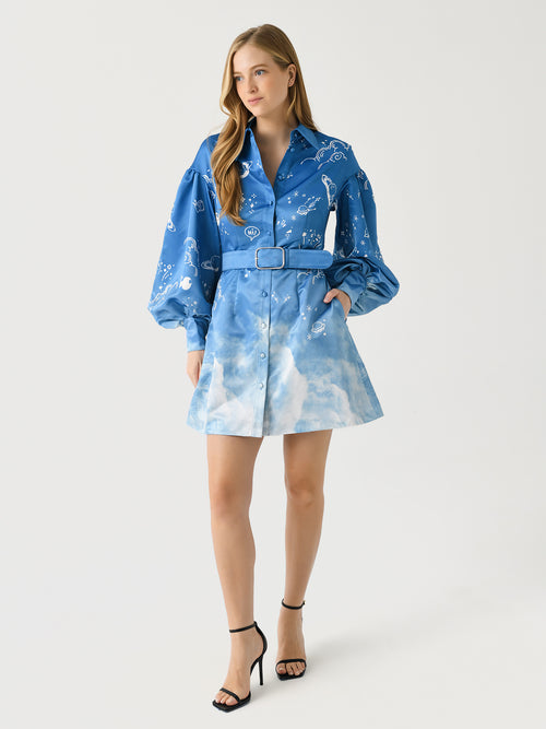Leo Lin Women's Juliana Shirt Mini Dress
