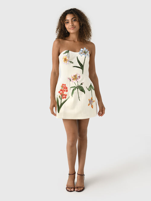 Leo Lin Women's Rosario Velvet Mini Dress