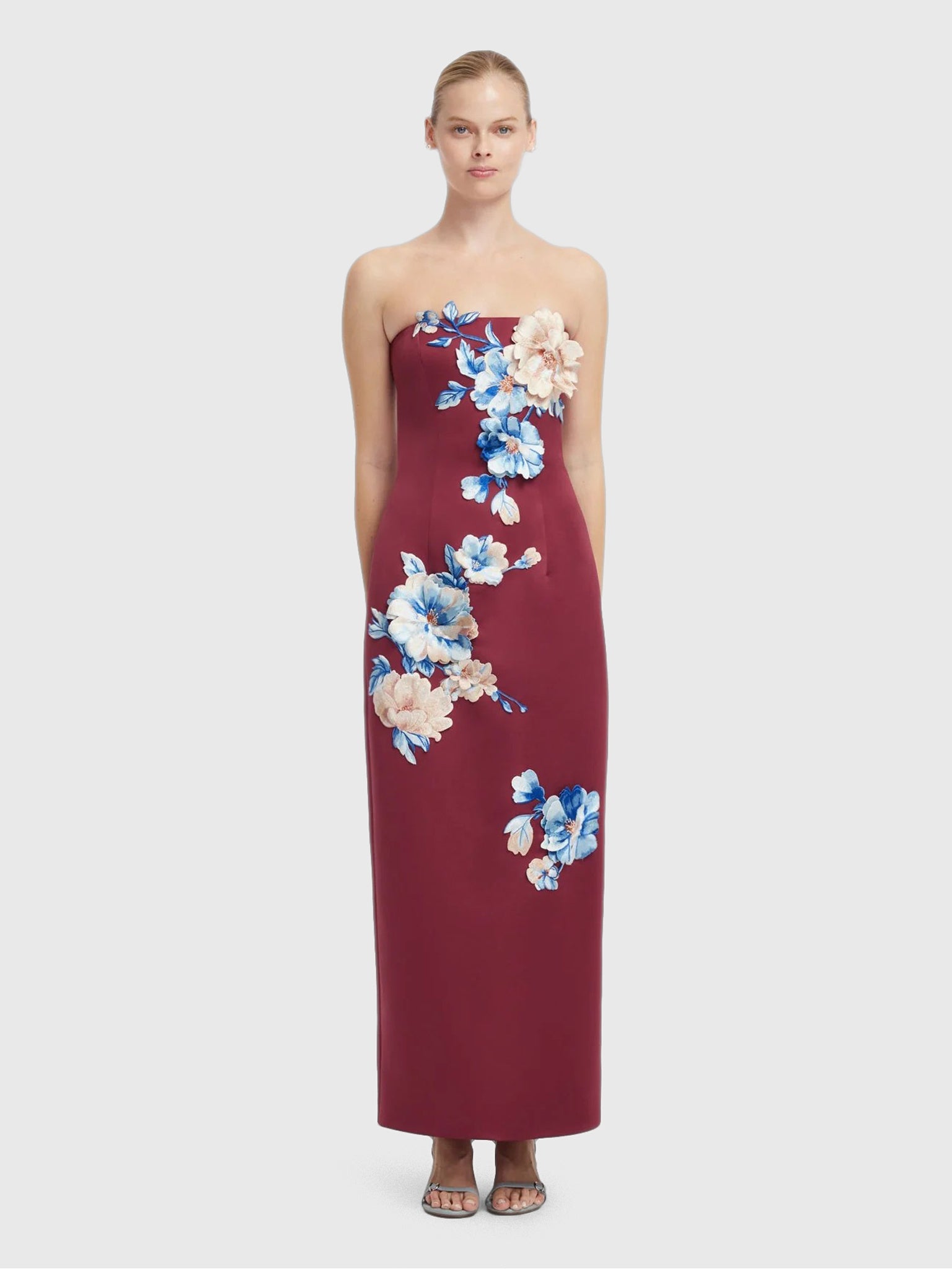 Leo Lin Women's Rayna Embroidered Maxi Dress