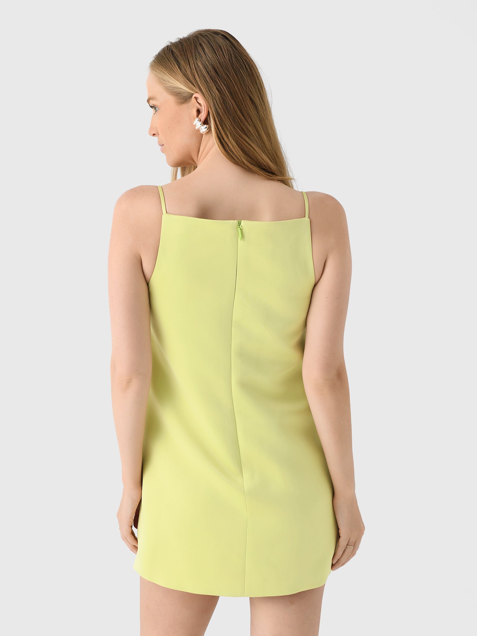 leo lin leia petal mini dress Leo Lin Leia Petal Mini Dress - Chartreuse - AU 16 (US 12)