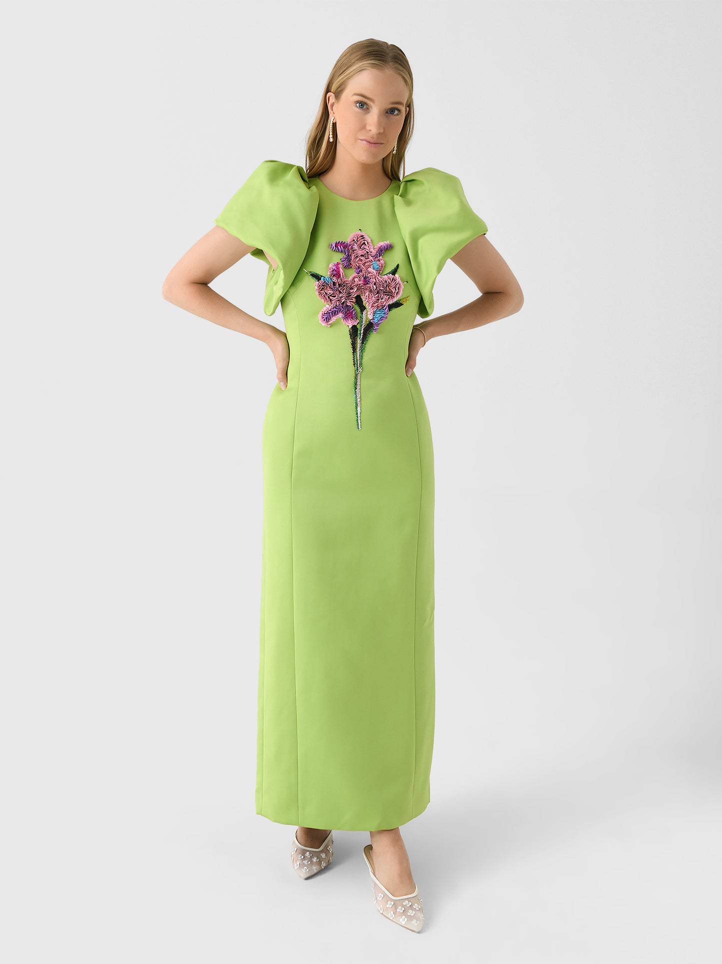 Leo Lin Women's Lucinda Embellished Maxi Dress - Saint Bernard