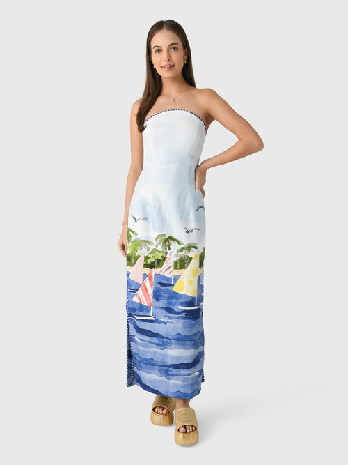 Leo Lin Women's Ava Bustier Maxi Dress