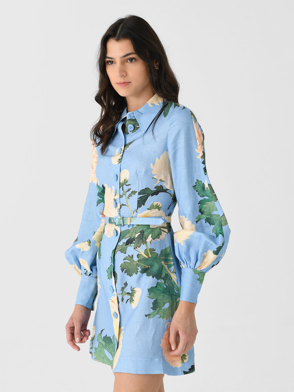 Leo Lin Women's Luminous Linen Mini Dress – Saint Bernard