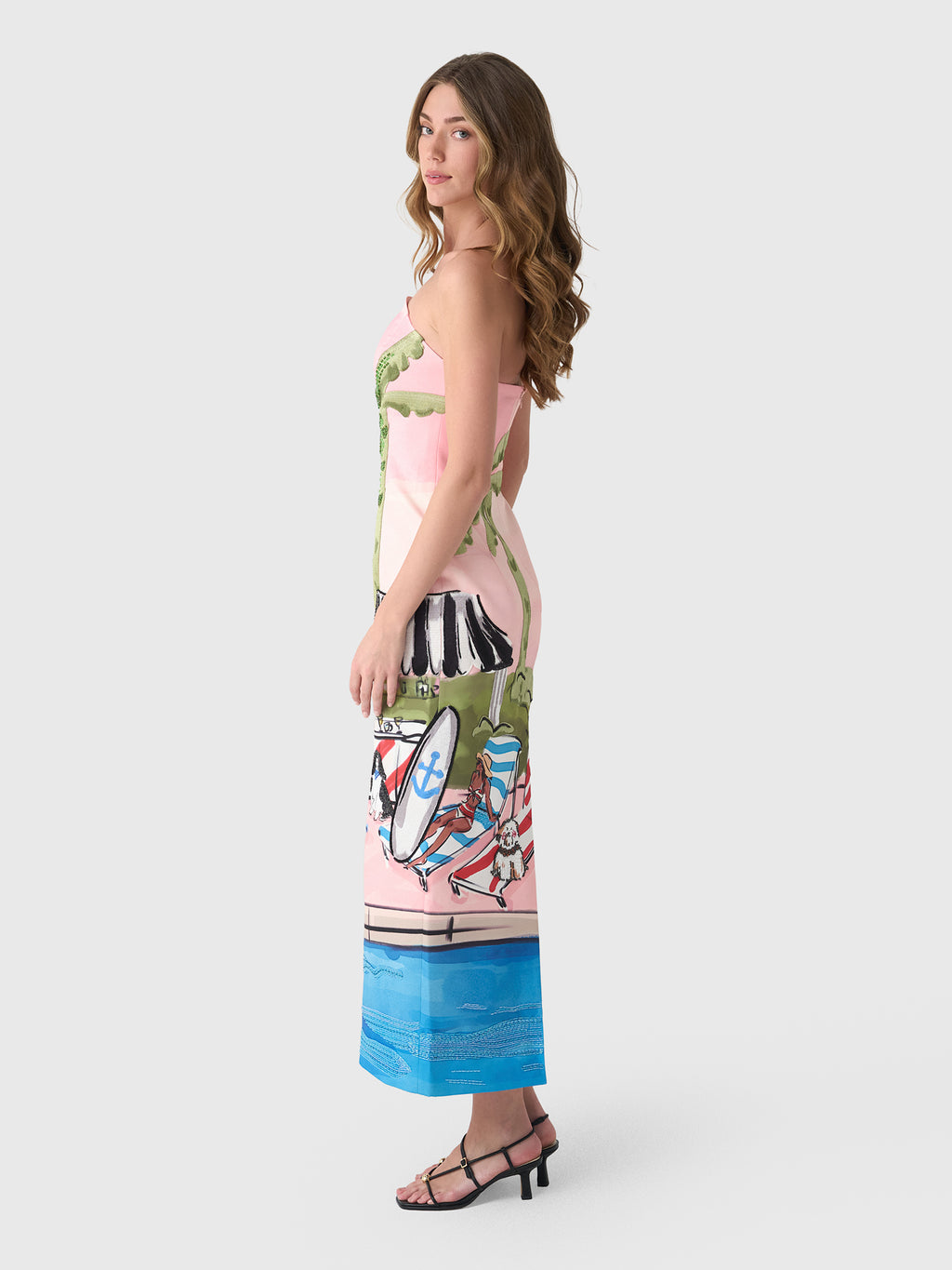 Leo Lin Women's Ava Bustier Maxi Dress - Saint Bernard