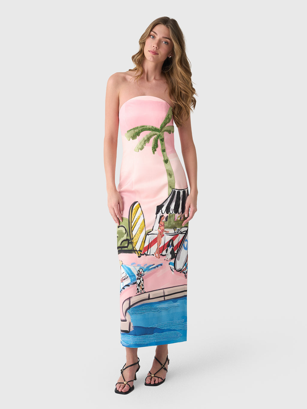 Leo Lin Women's Ava Bustier Maxi Dress - Saint Bernard